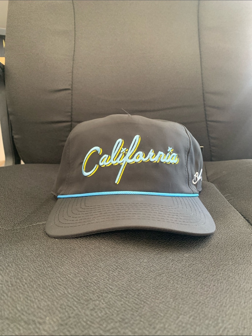 Bad Birdie “California” SnapBack | Black with Blue and Yellow Accents